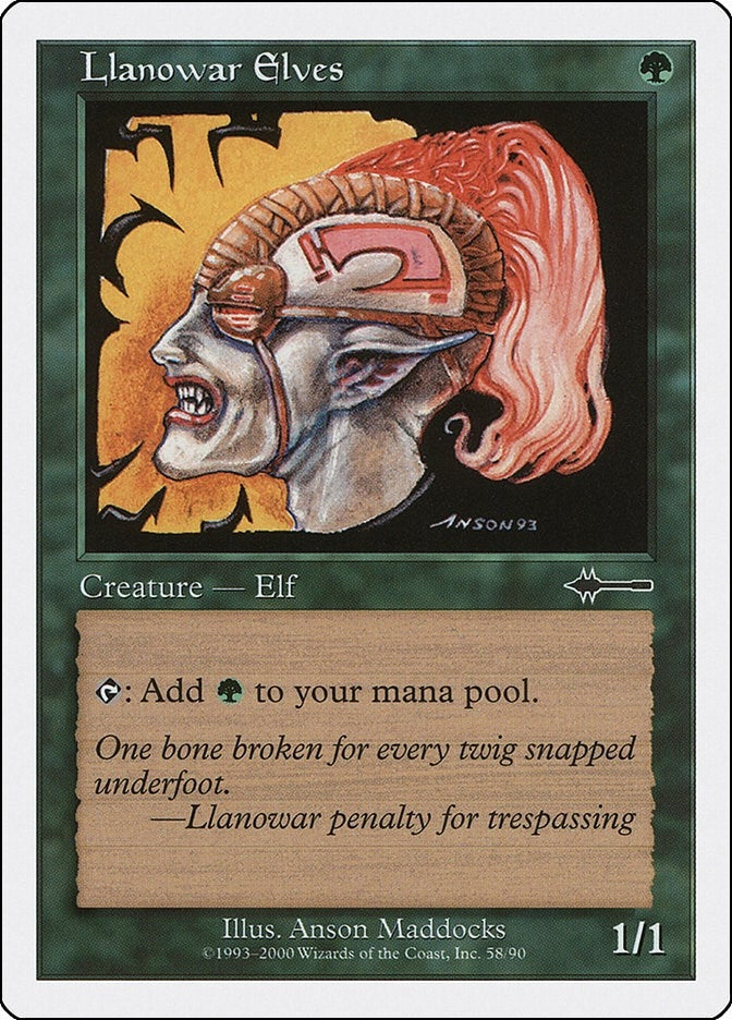 Llanowar Elves (58) (Beatdown Box Set)