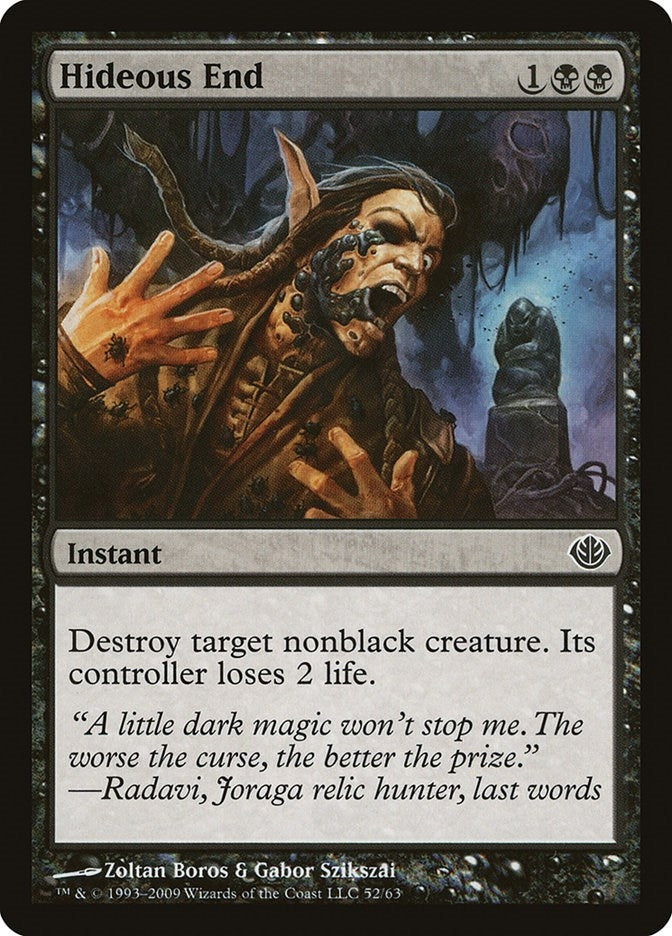 Hideous End (52) (Duel Decks: Garruk vs. Liliana)