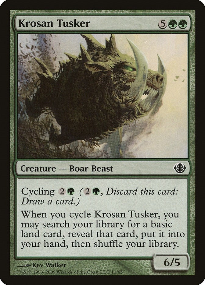 Krosan Tusker (11) (Duel Decks: Garruk vs. Liliana)