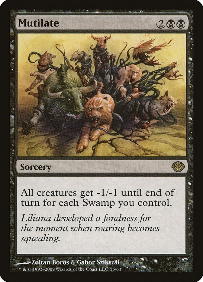Mutilate (55) (Duel Decks: Garruk vs. Liliana)