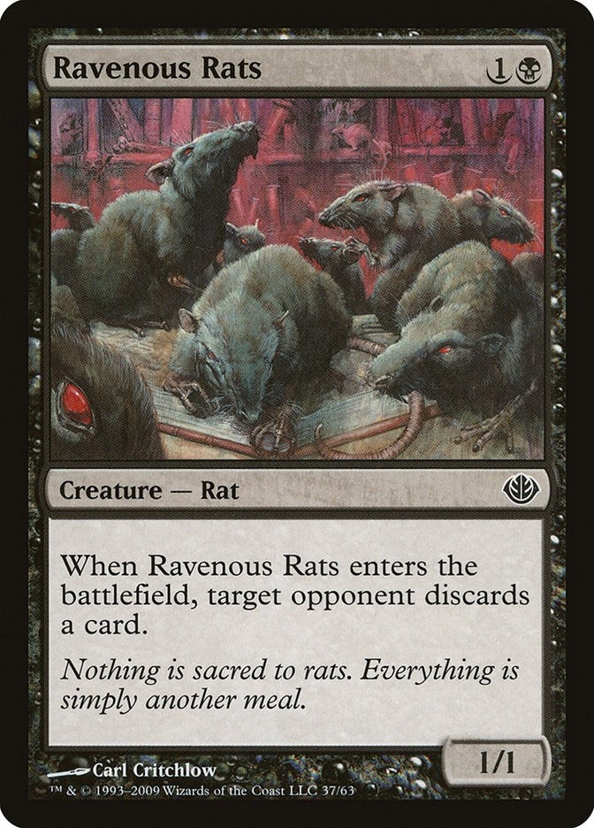 Ravenous Rats (37) (Duel Decks: Garruk vs. Liliana)