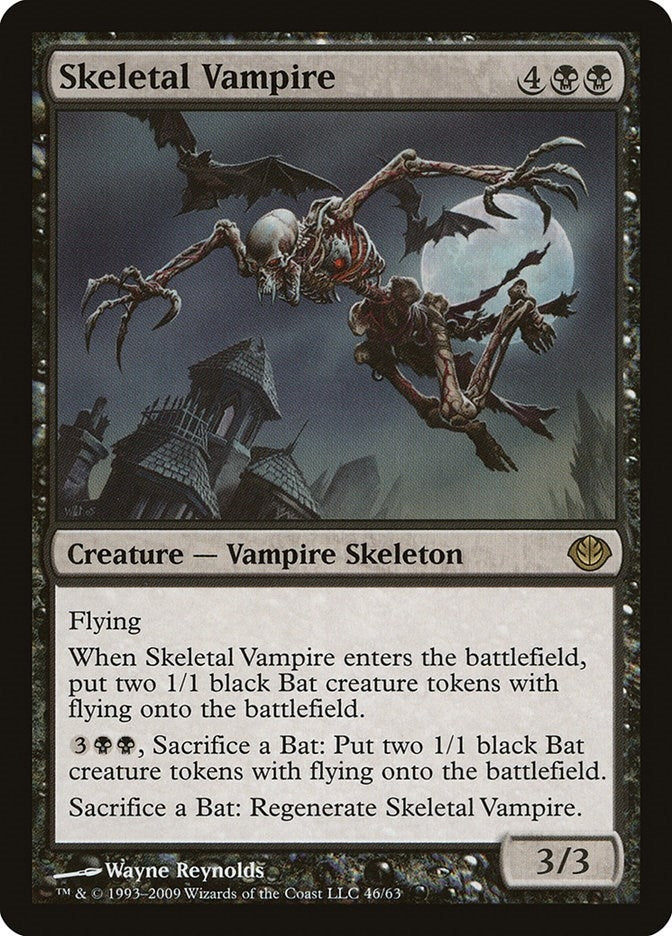 Skeletal Vampire (46) (Duel Decks: Garruk vs. Liliana)