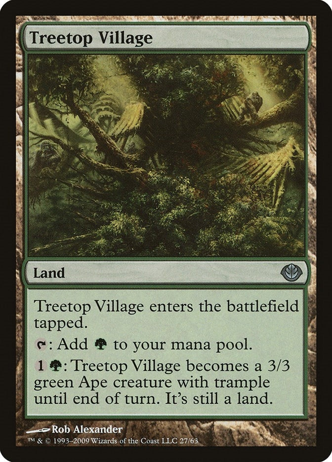 Image for Treetop Village (27) - Magic: The Gathering
