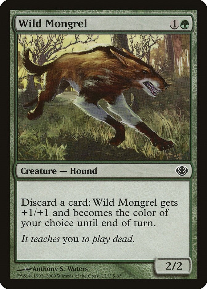 Image for Wild Mongrel (5) - Magic: The Gathering
