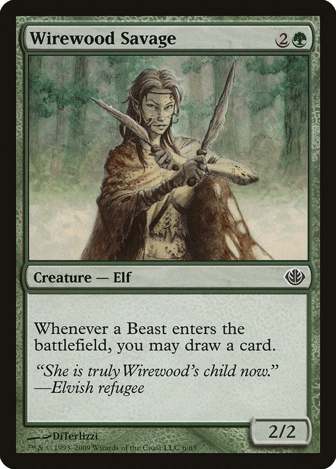 Image for Wirewood Savage (6) - Magic: The Gathering