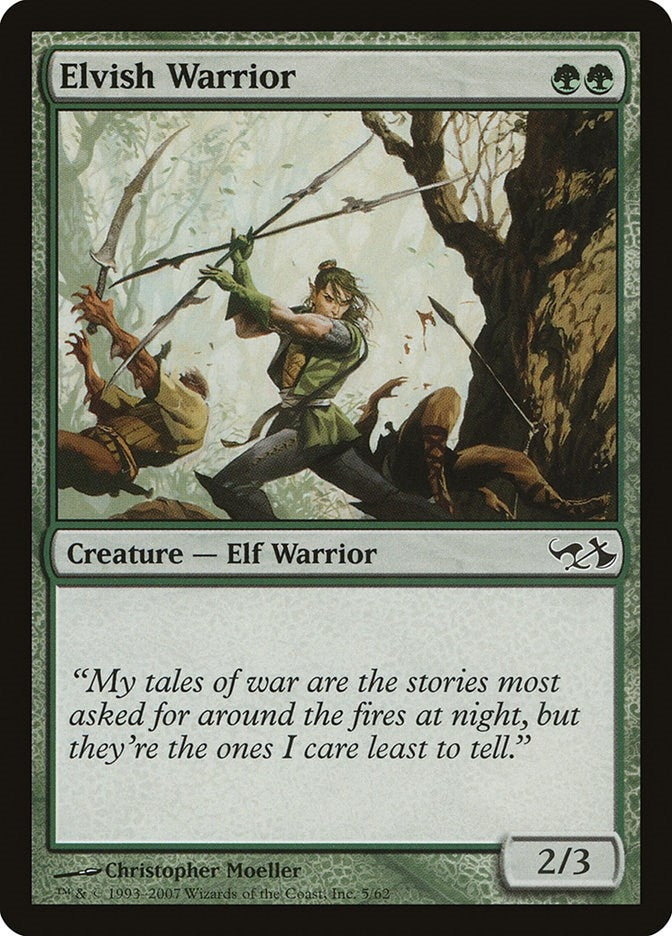 Elvish Warrior (5) (Duel Decks: Elves vs. Goblins)
