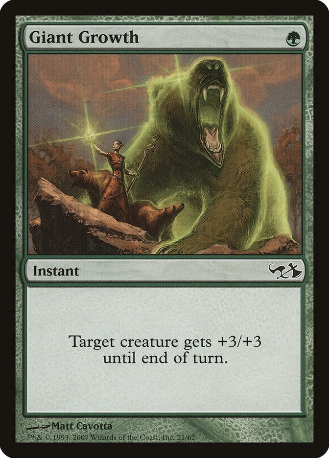 Giant Growth (21) (Duel Decks: Elves vs. Goblins)