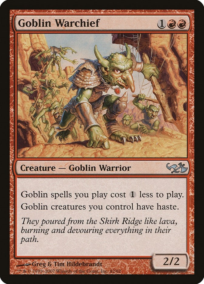 Goblin Warchief (42) (Duel Decks: Elves vs. Goblins)
