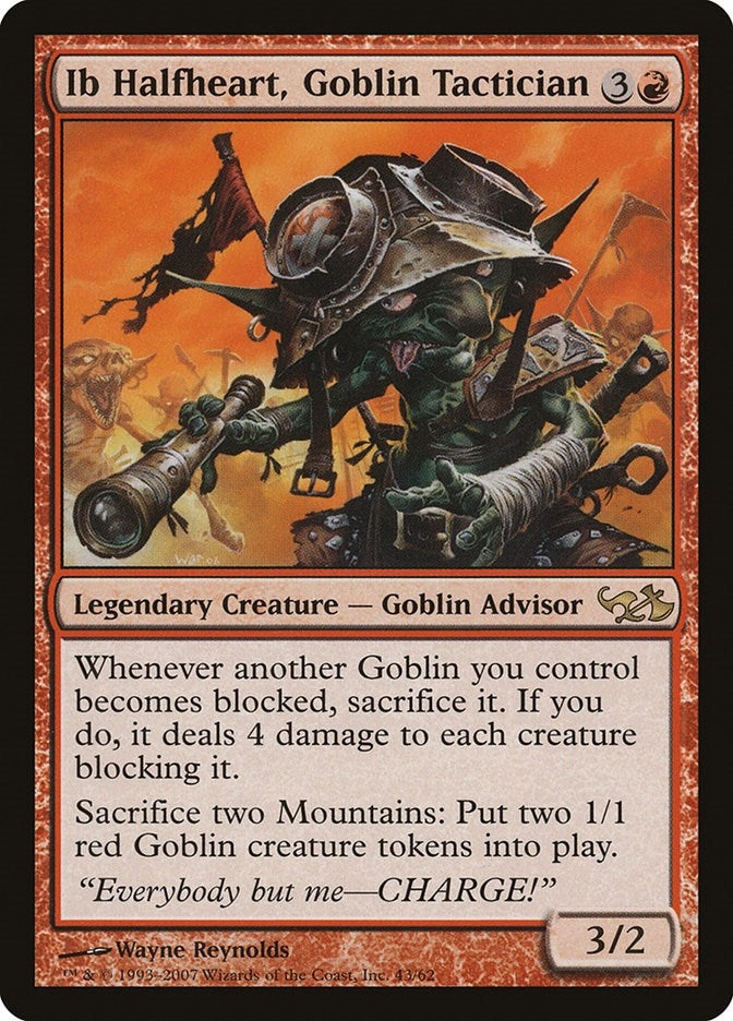 Ib Halfheart, Goblin Tactician (43) (Duel Decks: Elves vs. Goblins)