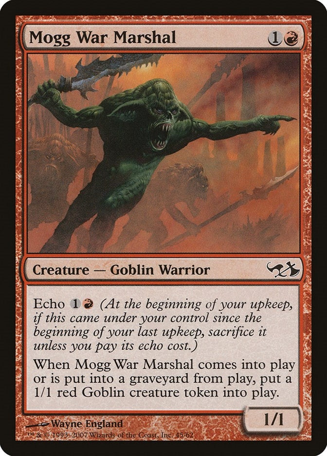 Mogg War Marshal (45) (Duel Decks: Elves vs. Goblins)