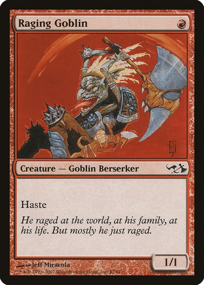 Raging Goblin (47) (Duel Decks: Elves vs. Goblins)