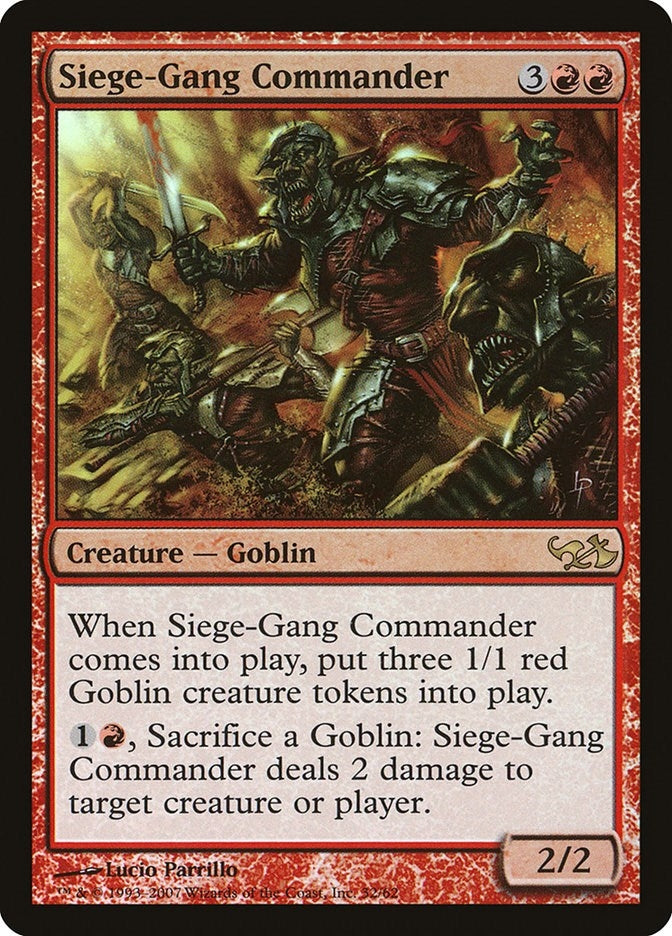 Siege-Gang Commander (32) (Duel Decks: Elves vs. Goblins)