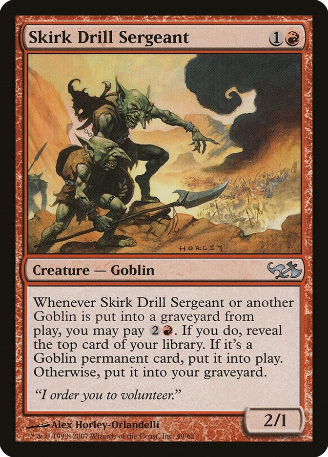 Skirk Drill Sergeant (49) (Duel Decks: Elves vs. Goblins)