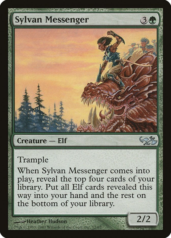Sylvan Messenger (12) (Duel Decks: Elves vs. Goblins)