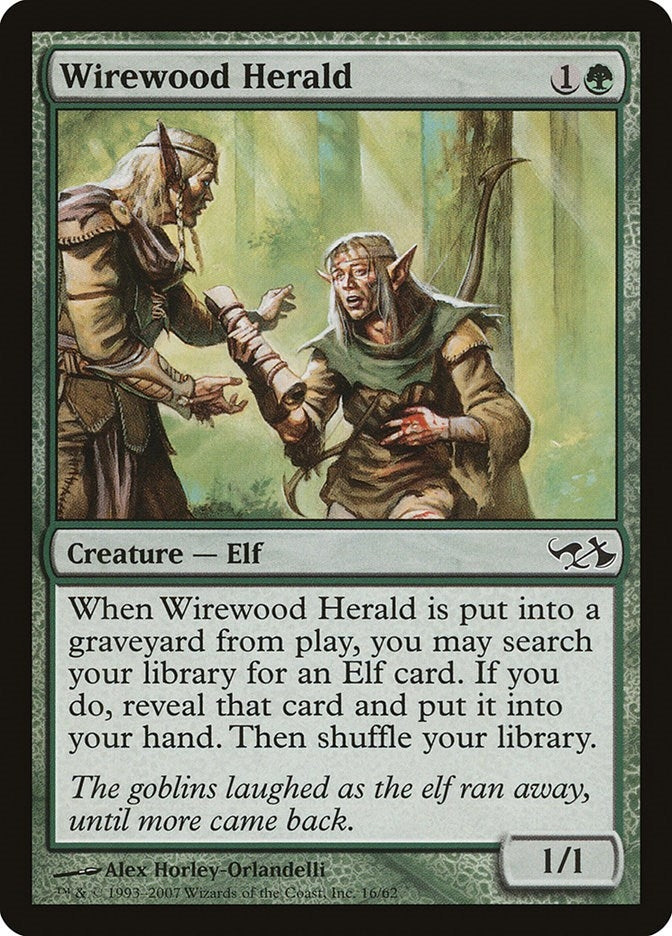Wirewood Herald (16) (Duel Decks: Elves vs. Goblins)
