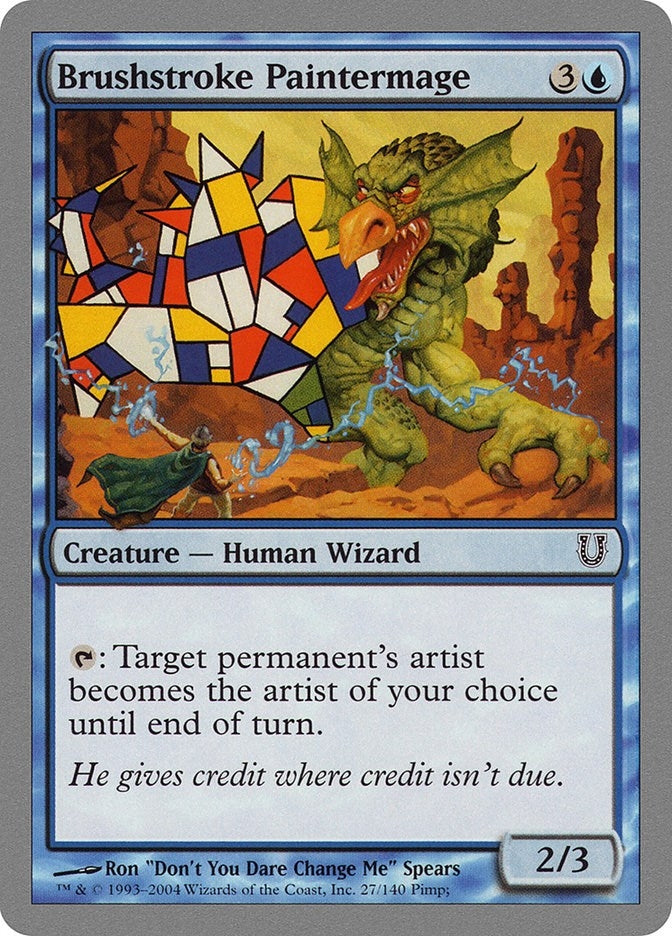Brushstroke Paintermage (27) (Unhinged)