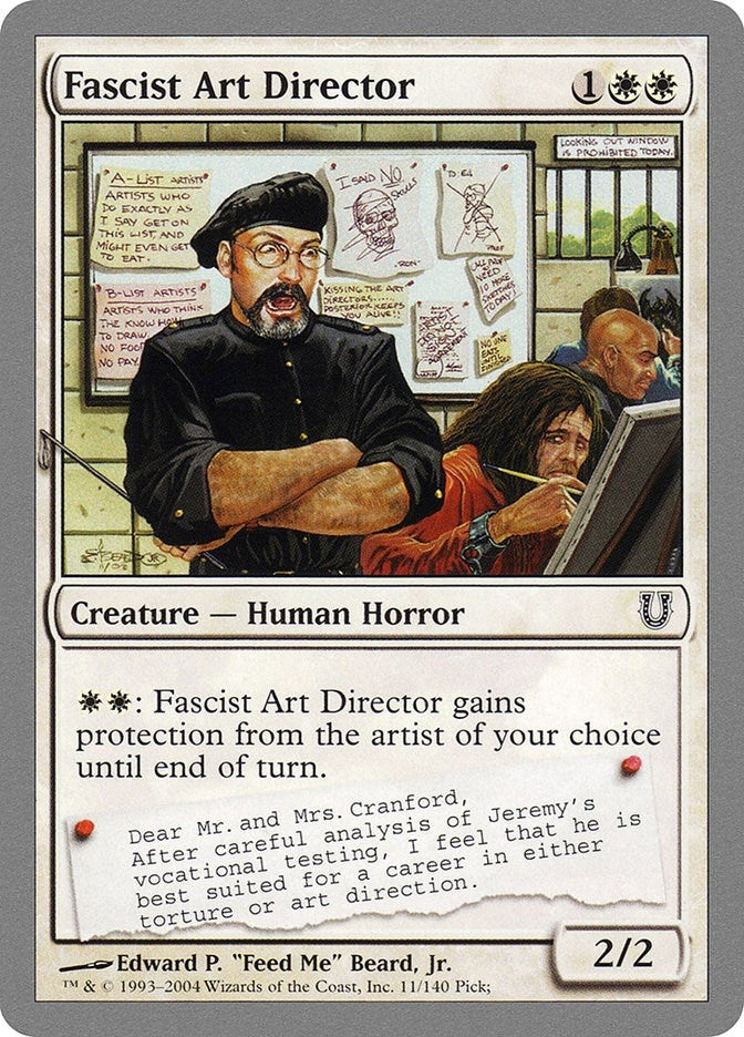Fascist Art Director (11) (Unhinged)