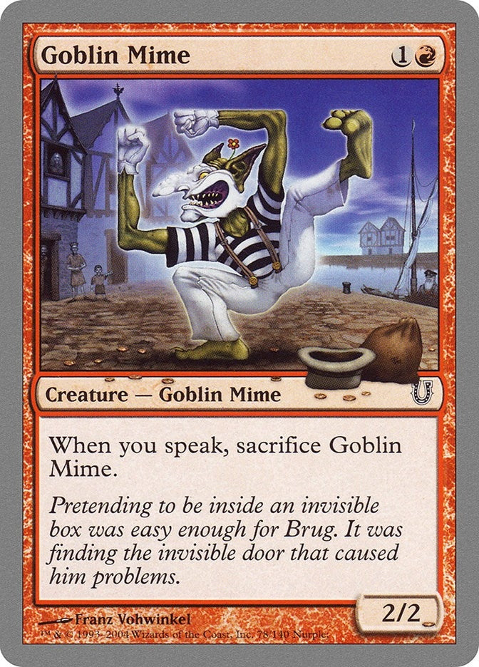 Goblin Mime (78) (Unhinged)