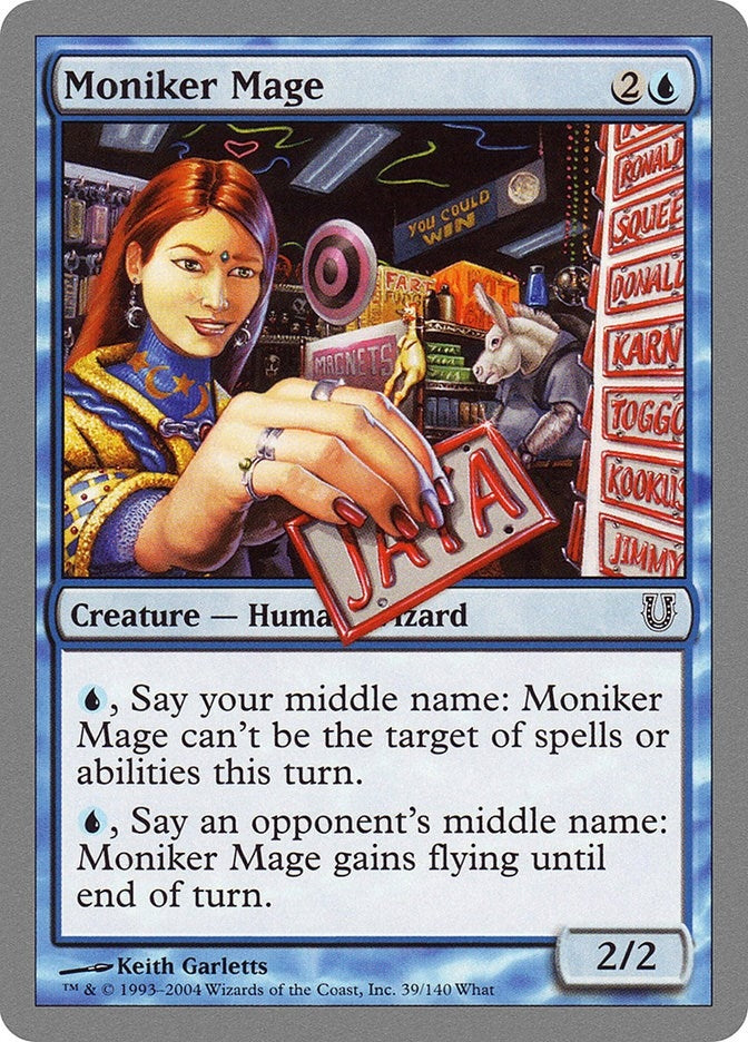 Moniker Mage (39) (Unhinged)