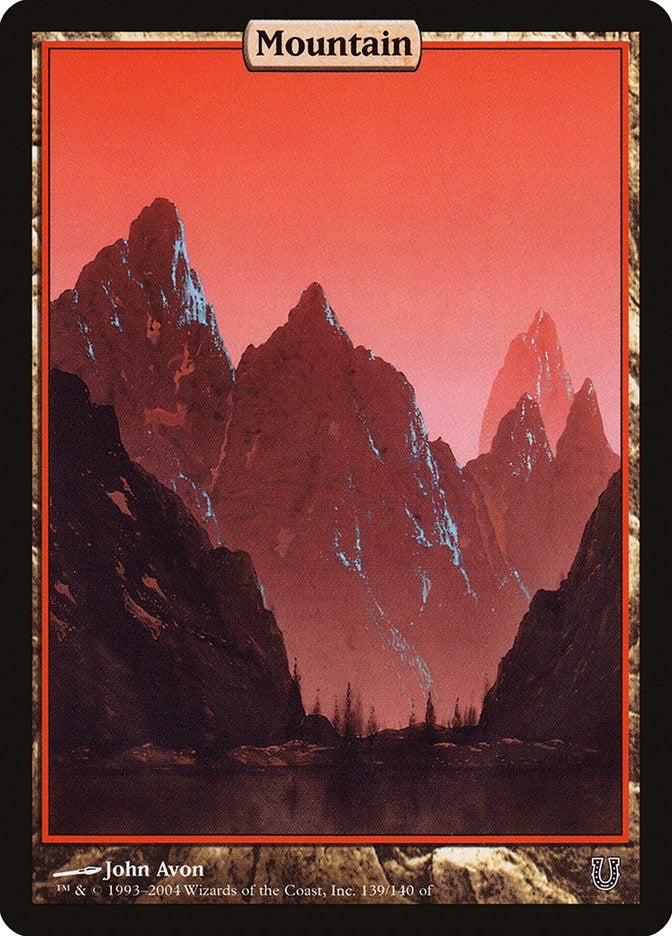 Mountain - Full Art (139) (Unhinged)