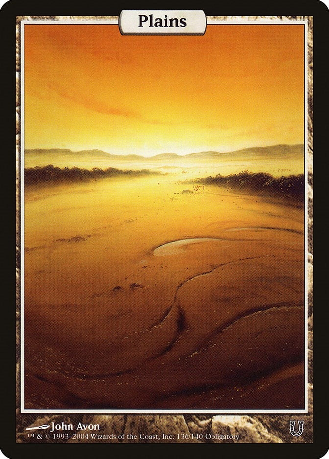 Plains - Full Art (136) (Unhinged)