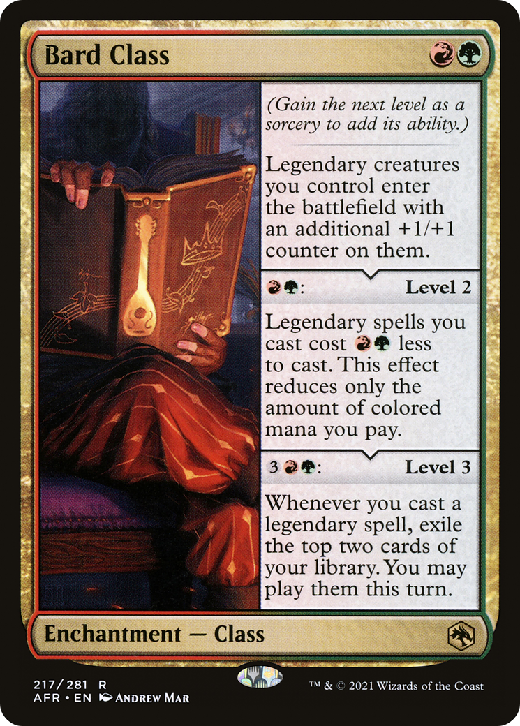 Bard Class (217) (Adventures in the Forgotten Realms)