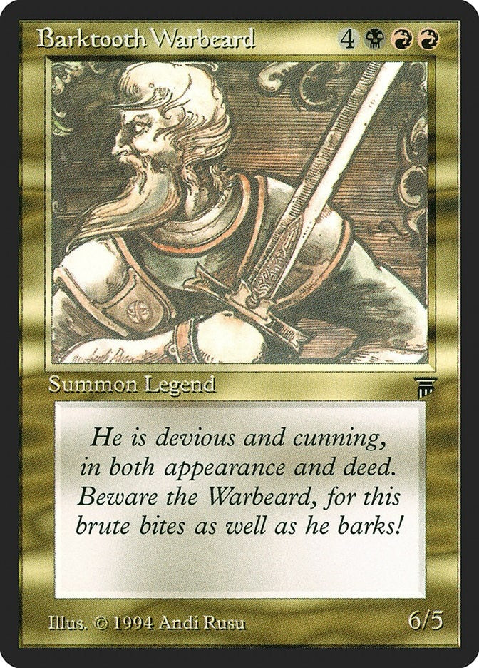 Barktooth Warbeard (Legends)