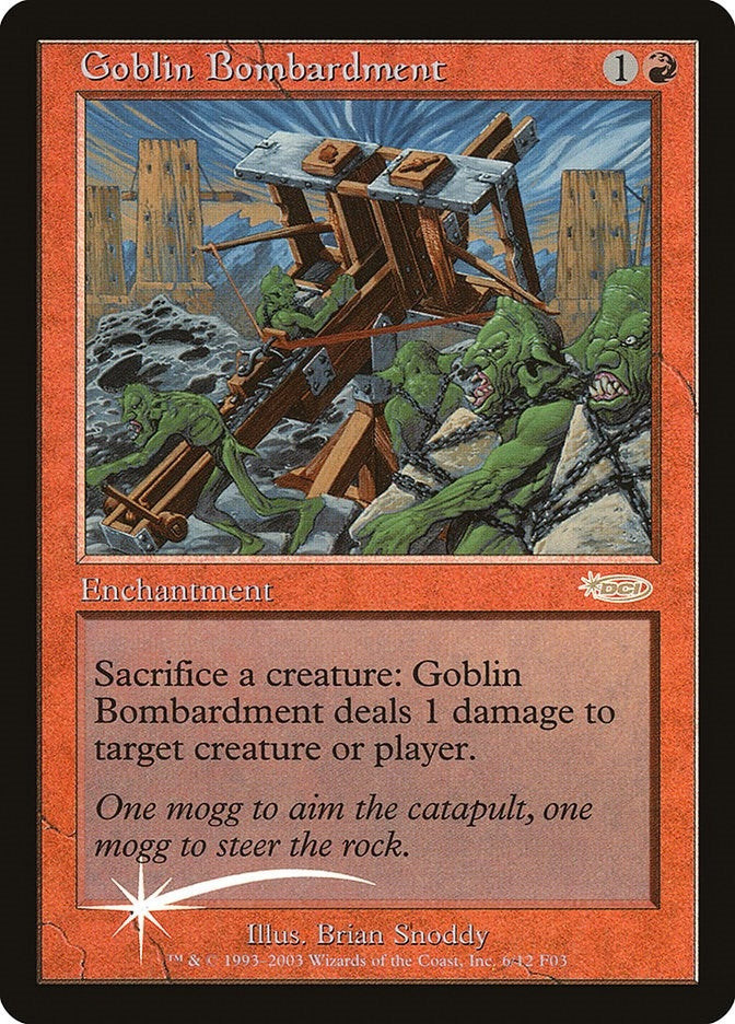 Goblin Bombardment (6) (FNM Promos)