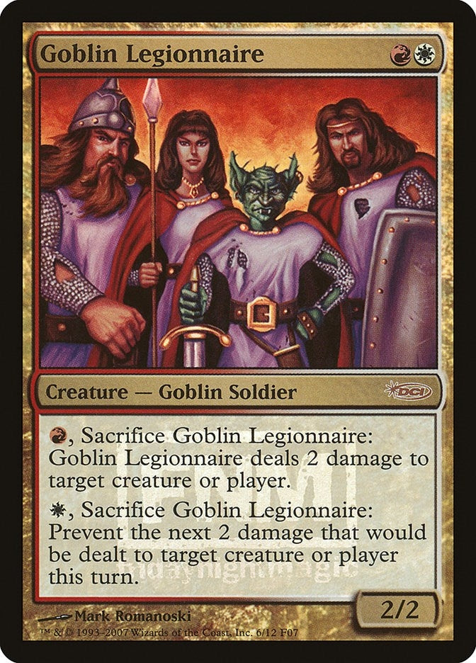 Goblin Legionnaire (6) (FNM Promos)