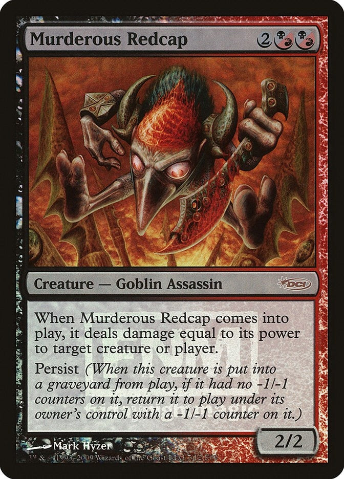 Murderous Redcap (7) (FNM Promos)