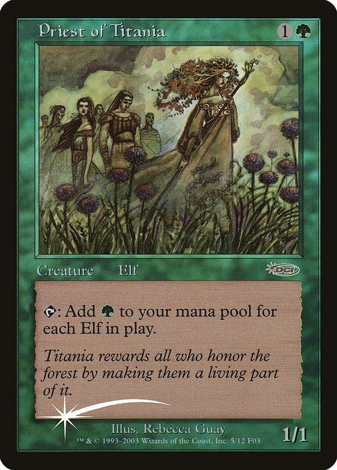 Priest of Titania (5) (FNM Promos)