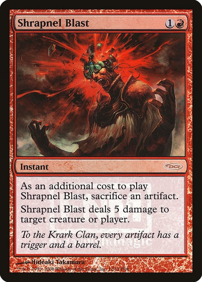 Shrapnel Blast (12) (FNM Promos)