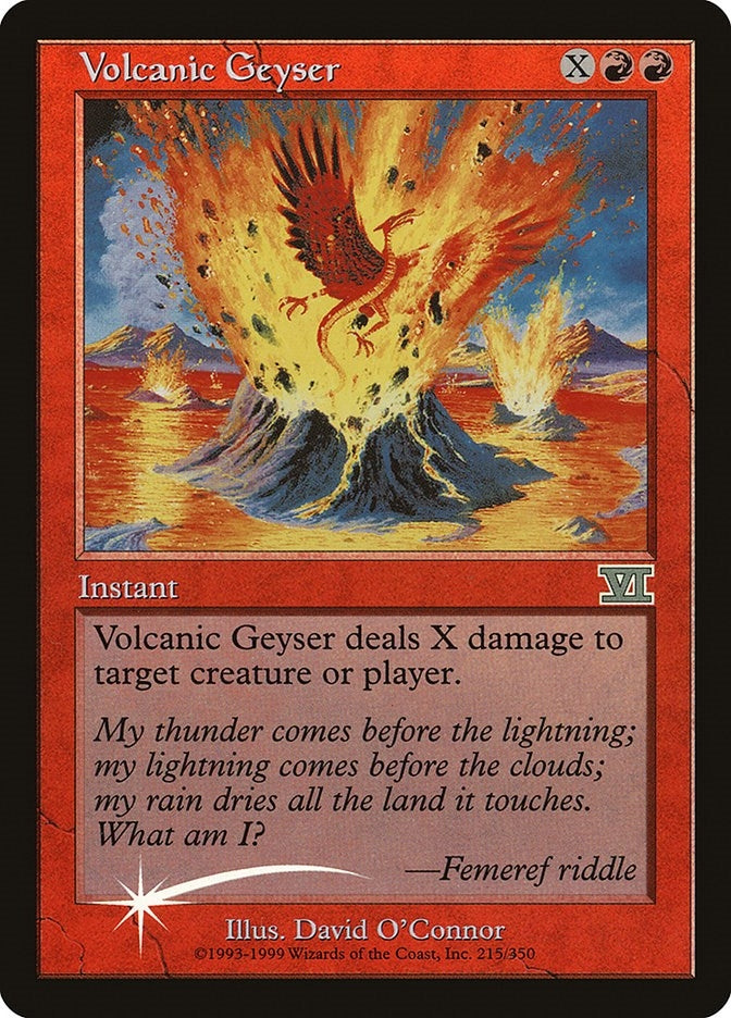 Volcanic Geyser (215) (FNM Promos)