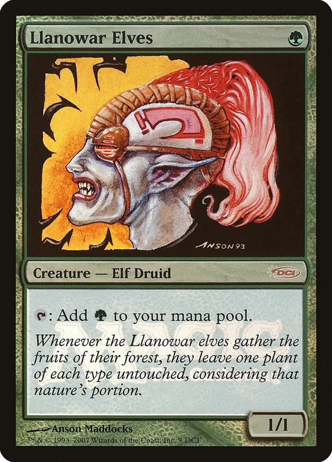 Llanowar Elves (9) (WPN & Gateway Promos)