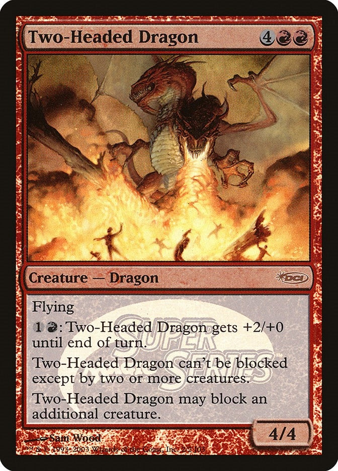 Image for Two-Headed Dragon (Junior Super Series) (2) - Magic: The Gathering