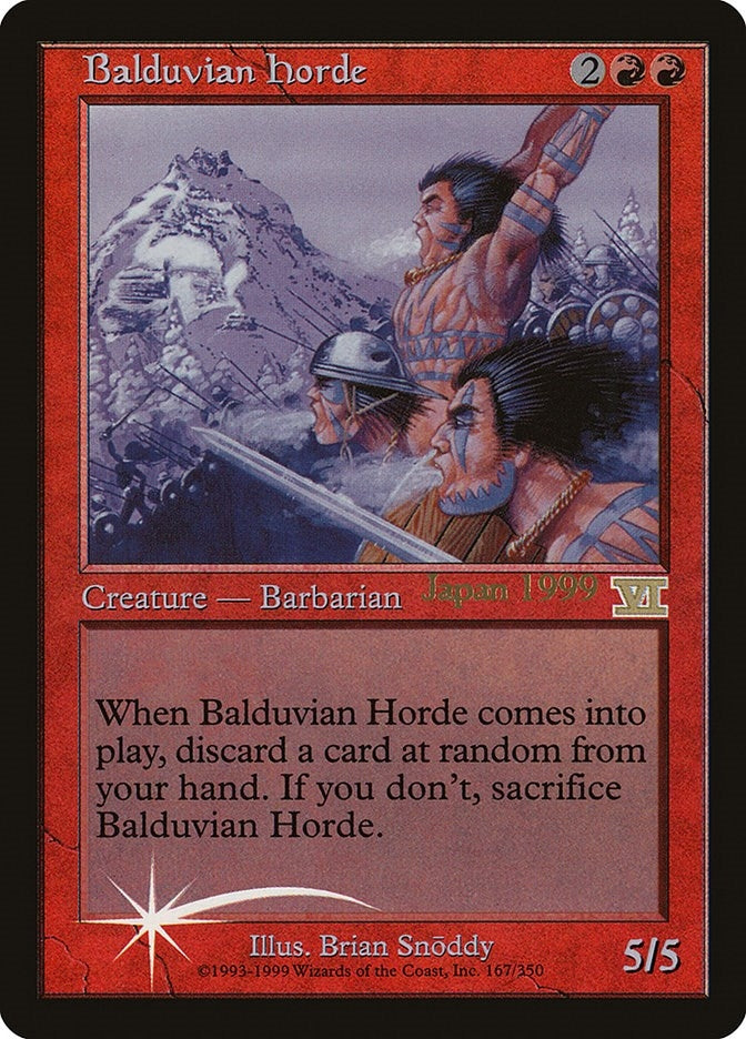 Balduvian Horde (167) (Unique and Miscellaneous Promos)
