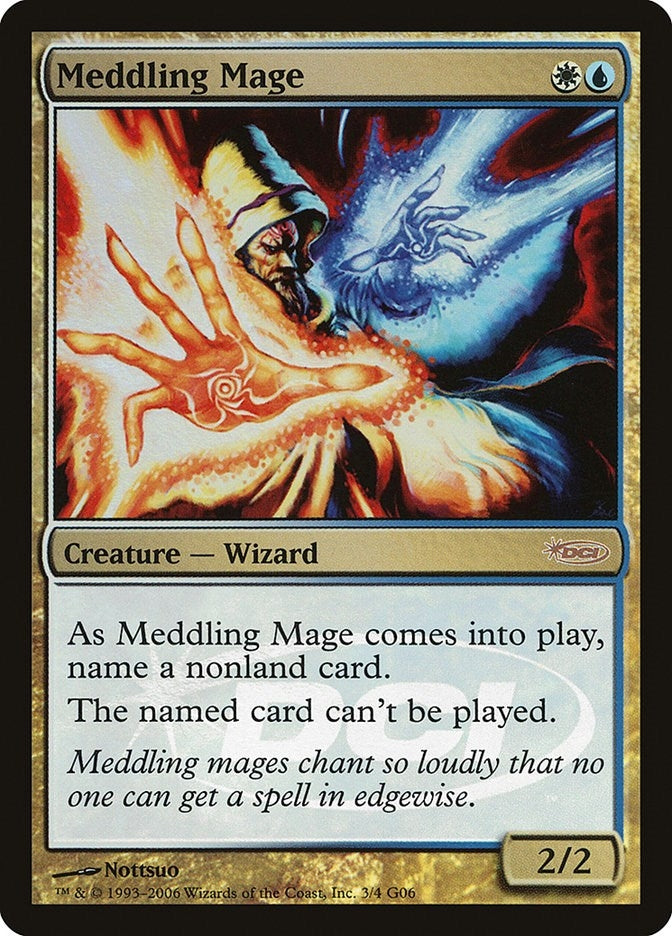 Meddling Mage (3) (Judge Promos)