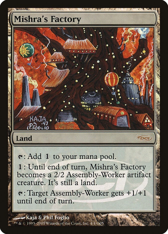 Mishra's Factory (4) (Judge Promos)