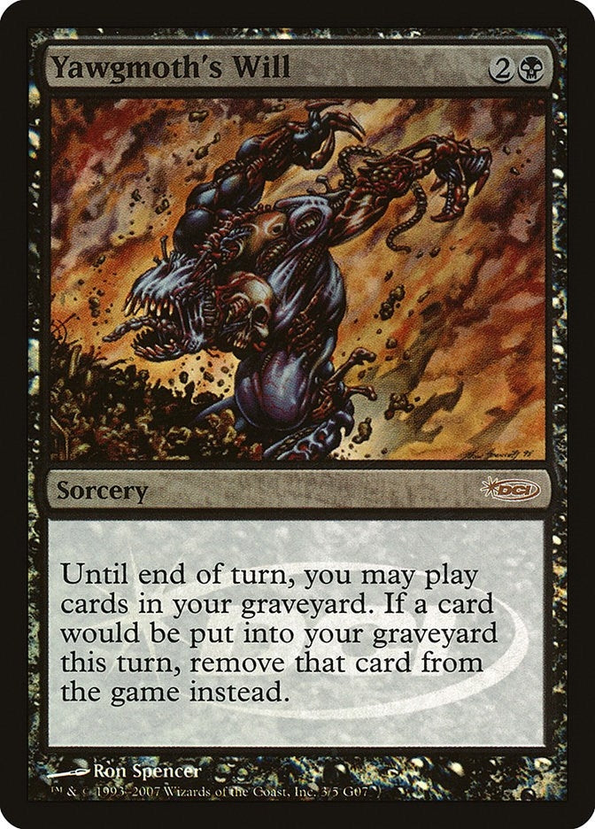 Image for Yawgmoth's Will (3) - Magic: The Gathering