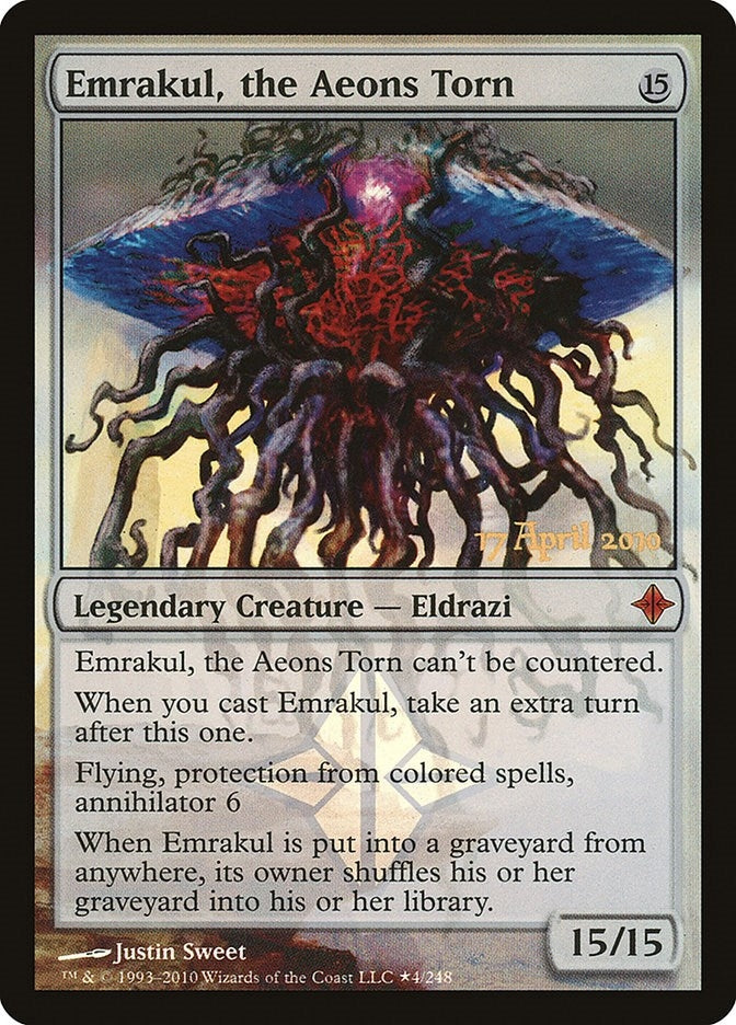 Emrakul, the Aeons Torn (4) (Prerelease Cards)