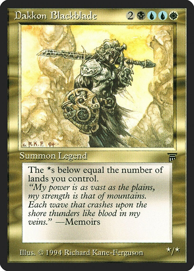 Dakkon Blackblade (Legends)