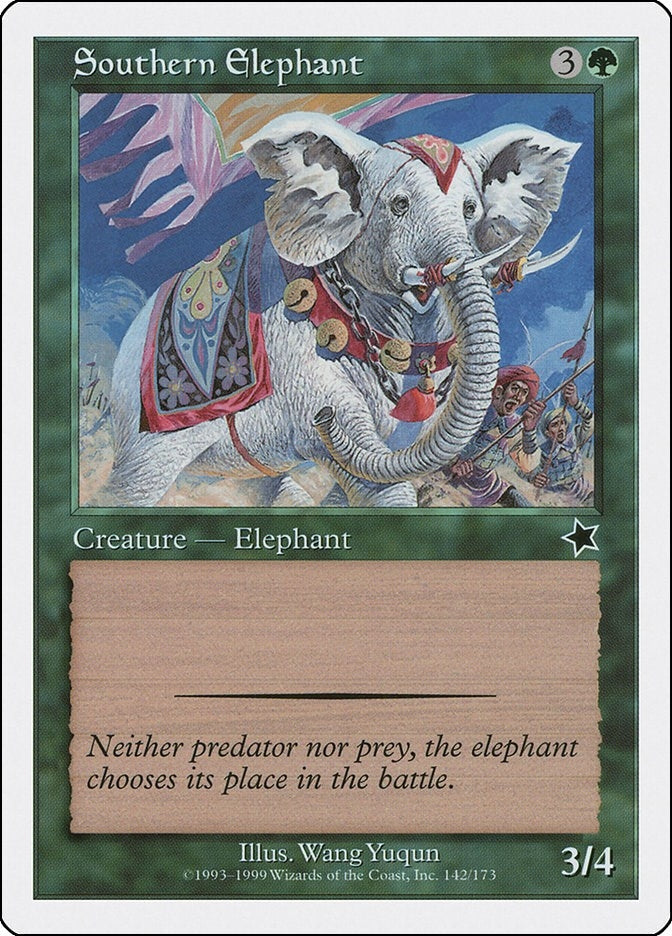 Southern Elephant (142) (Starter 1999)