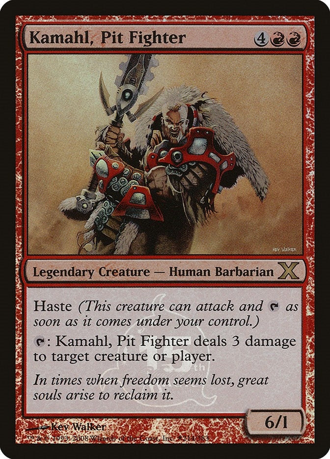 Kamahl, Pit Fighter (15th Anniversary) (214) (Unique and Miscellaneous Promos)