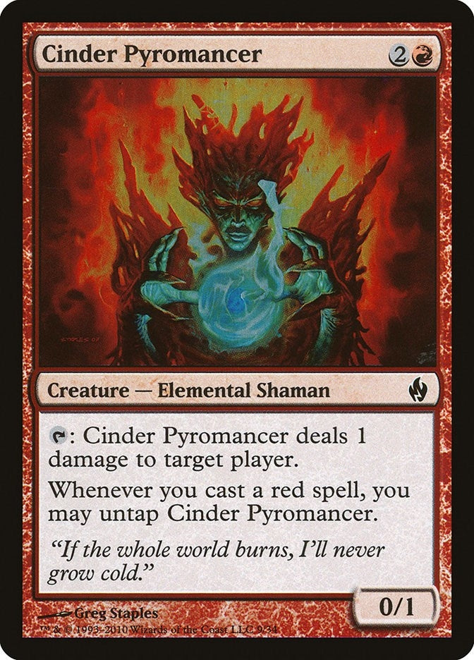 Cinder Pyromancer (9) (Premium Deck Series: Fire and Lightning)