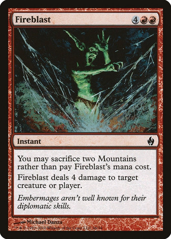 Fireblast (26) (Premium Deck Series: Fire and Lightning)