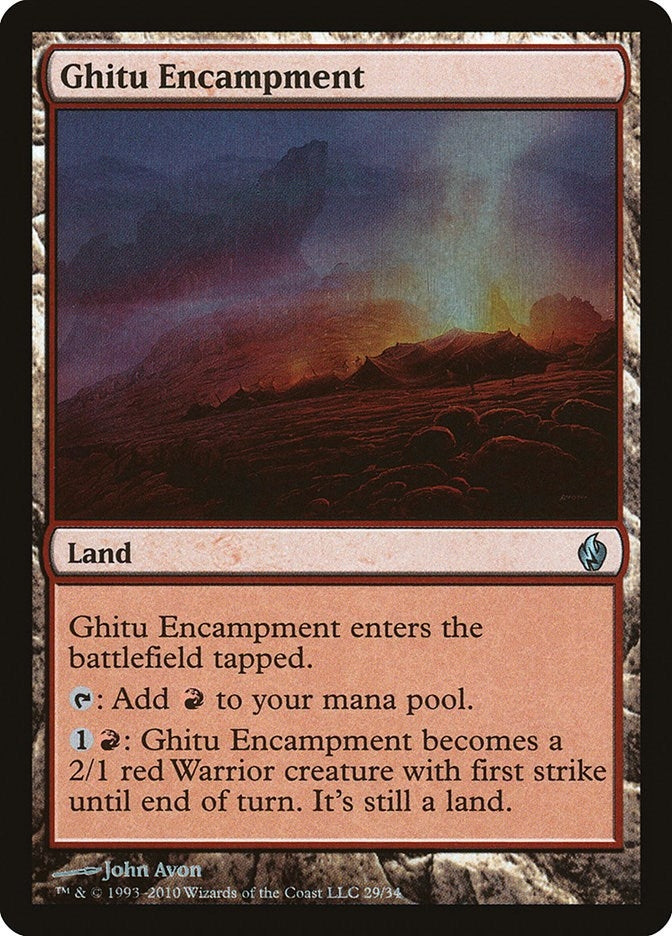 Ghitu Encampment (29) (Premium Deck Series: Fire and Lightning)