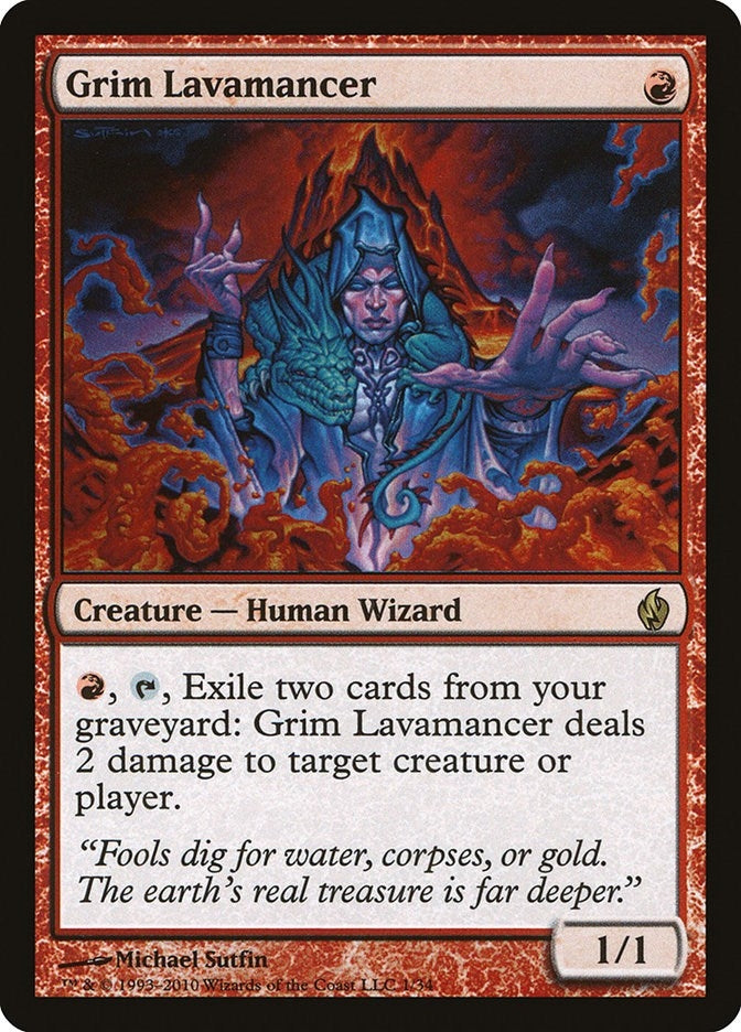Grim Lavamancer (1) (Premium Deck Series: Fire and Lightning)
