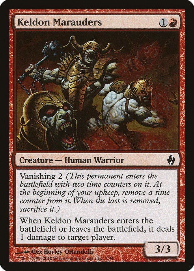 Keldon Marauders (7) (Premium Deck Series: Fire and Lightning)