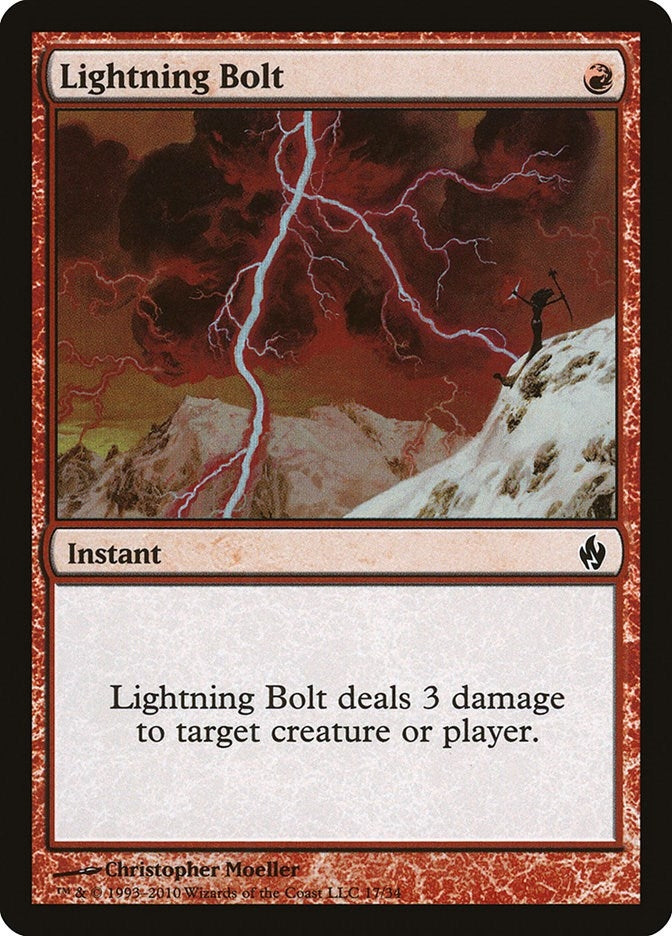Lightning Bolt (17) (Premium Deck Series: Fire and Lightning)