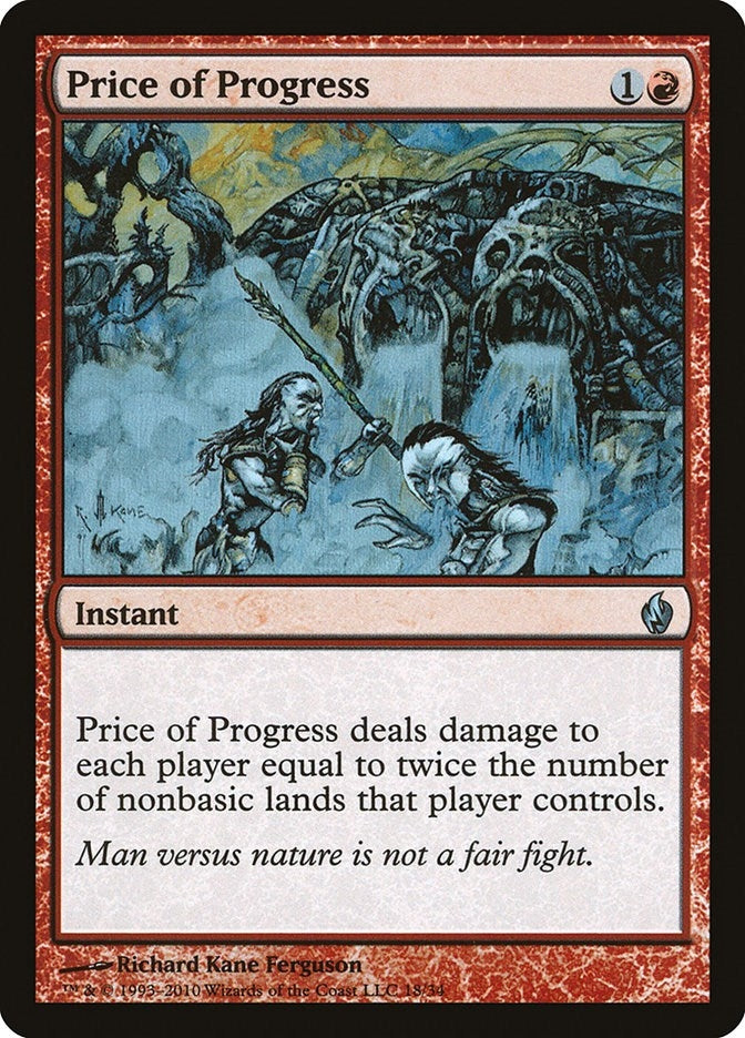 Price of Progress (18) (Premium Deck Series: Fire and Lightning)